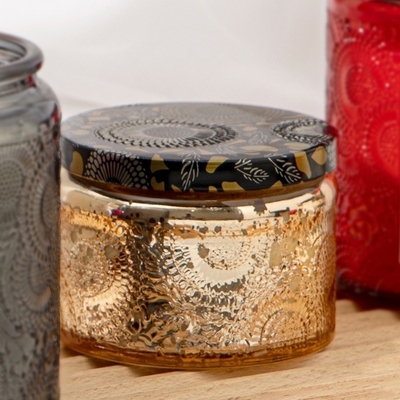 Aromatherapy Scent Gift Set Soy Embossed Pattern Spiritual Candle Private Label
