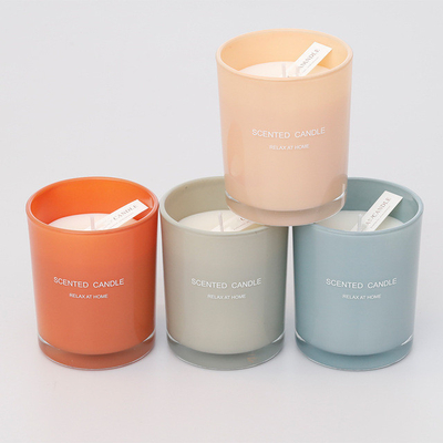 Aroma Home OEM Soy Wax Custom Glass Printing Scented Candle
