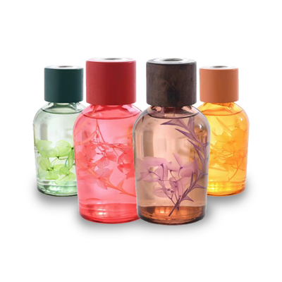 Meditation Peony Flower Reed Diffuser Oil With Wooden Lid