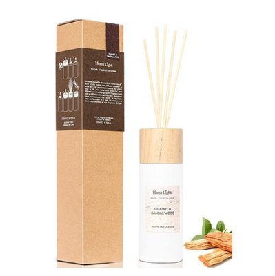 Aromatherapy Aroma Reed Diffuser Oil 200ml Air Freshener With Wooden Lid