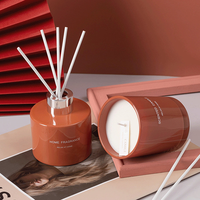 AROMA HOME Fragrance Oil Reed Diffuser Scented Candle Unique Design
