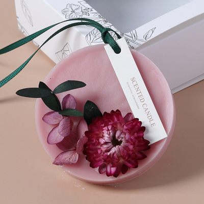 Eco Friendly Soy Wax Scented Dried Flowers Wax Tablets