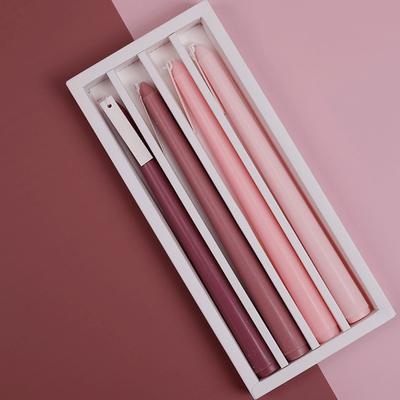 Aroma Home Modern Luxury Taper Pillar Candles Private Label New Design