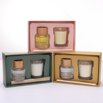 Small Private Label Scented Soy Wax Candle Home Fragrance Gift Set