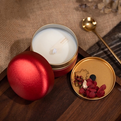 Dried Flower Fragrance Tin Scented Candle Handmade Wedding Giveaways