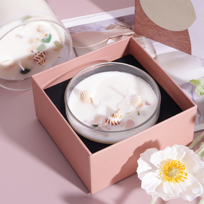 Luxury Private Label Glass Scented Candle Aromatherapy Candle Jar For Home