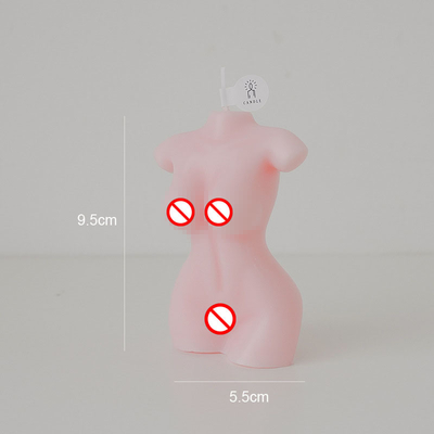AROMA HOME Handmade Private Label Customized Woman Body Curvy Female Torso Naked Model Shaped Carved Scent Soy Wax Cand