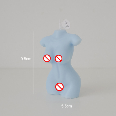 AROMA HOME Handmade Private Label Customized Woman Body Curvy Female Torso Naked Model Shaped Carved Scent Soy Wax Cand