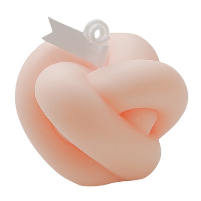 AROMA HOME Handmade Home Decoration Cute Small Twist Magic Ball Knot Shape Scent Soy Wax Carved Candle
