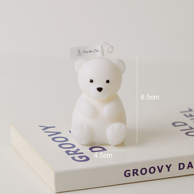 AROMA HOME Colorful Handmade 3D Bear Shaped Carving Scented Candles For Home Decor Accessories