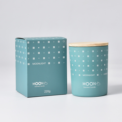 AROMA HOME Custom Luxury Nordic Wedding Mother Day Moon Fragrance Smokeless Soy Wax Aromatherapy Scented Candle In Glass