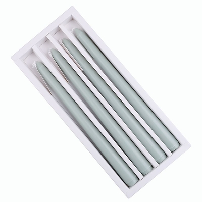 Smokeless Devotional 8/10/12/15 Inch Tall Stick Wedding Dinner Candle Set of 4 Taper Candles