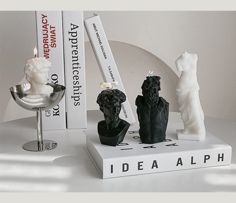 Venus Statue Roman Column Scented Candle Holder Customized European Style