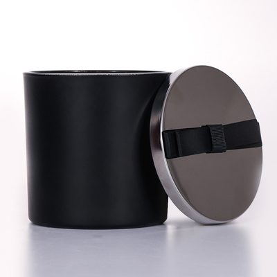 Customised Oem Luxury Big Soy Wax Luxury Glass Aromatherapy Perfume Woodwick Scented Candle Holder Jars For Woman Gift S