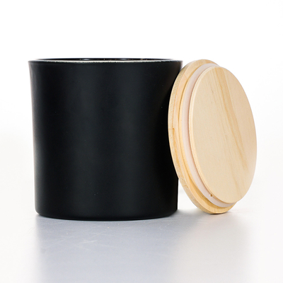 Customised Oem Luxury Big Soy Wax Luxury Glass Aromatherapy Perfume Woodwick Scented Candle Holder Jars For Woman Gift S