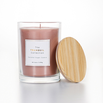 Handmade White Barn Vanilla Sage Outdoor Glass Scented Soy Wax Candle For Home