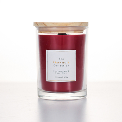 Handmade White Barn Vanilla Sage Outdoor Glass Scented Soy Wax Candle For Home