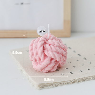 AROMA HOME Wholesale Delicate Small Wool Scented Soy Wax Paraffin Fragrance Birthday Gift Box Aromatherapy Creative Cand