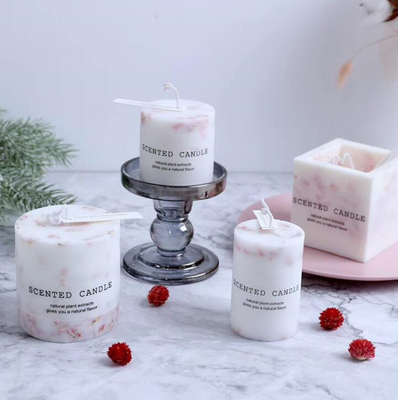 AROMA HOME Luxury Wedding Gift Travel Scented Pillar Candle Custom Logo