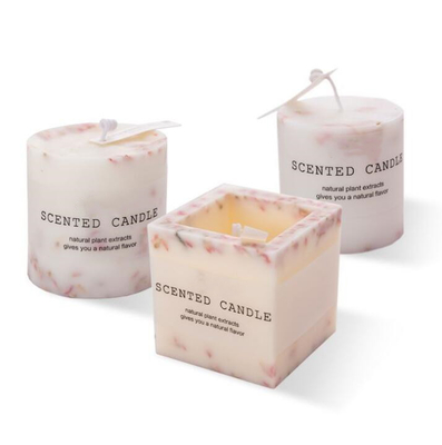 AROMA HOME Luxury Wedding Gift Travel Scented Pillar Candle Custom Logo