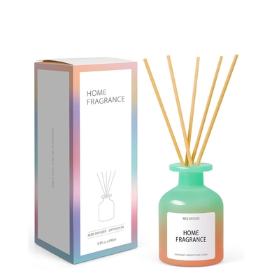 Aromatherapy Essential Oil Bottle Air Fresh Bedroom Glass Bottle Flower Reed Diffuser