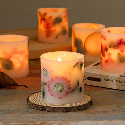 Custom Gift Box Aromatherapy Private Label Scented Candles For Wedding