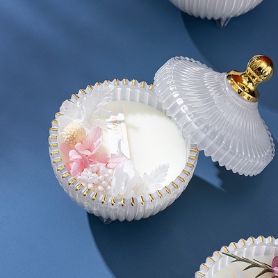 Plant Mixed Wax Immortalized Flower Golden Cup Custom Aromatherapy Candle Handmade