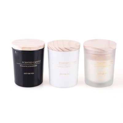 Wholesale Luxury Scented Soy Wax Candles With Wooden Lid Gift Box