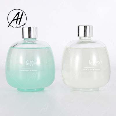 Cool Summer Bubble Glass Bottle Sliver Lid Fiber Stick Reed Diffuser Essential Oil Sets