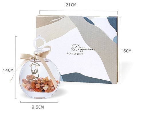 Glass Essential Oil Incense Stone Colorful Fresh Air Fragrance Crystal Aroma Diffuser