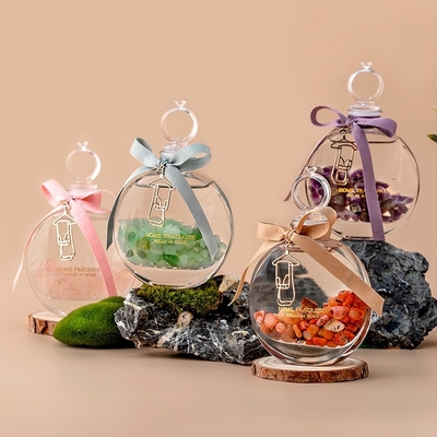 Glass Essential Oil Incense Stone Colorful Fresh Air Fragrance Crystal Aroma Diffuser