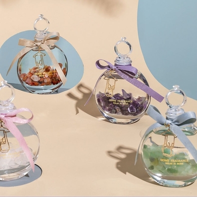 Glass Essential Oil Incense Stone Colorful Fresh Air Fragrance Crystal Aroma Diffuser
