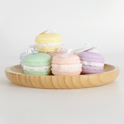 Private Label Fruit Aroma Mini Soy Wax Macaron Handmade Candle For Bathroom