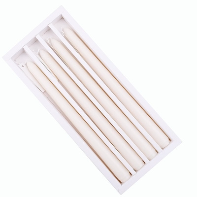 Pillar Stick Paraffin Soy Wax Scented Taper Candle Color 4pcs Gift Set