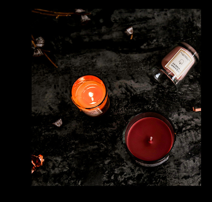 Aromatherapy Nordic Ins Fragrance Scented Soy Wax Clear Jar Candles With Gift Box