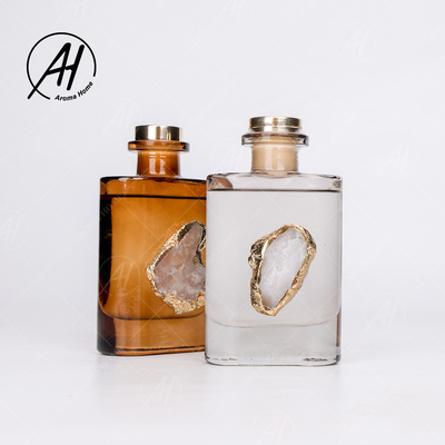 Scent Glass Bottle No Fire Fragrance Fireless Reed Diffuser For Home Decor