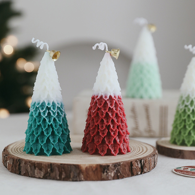 AROMA HOME Wholesale Luxury Christmas Tree Shape Novelty Soy Wax Scented Candle
