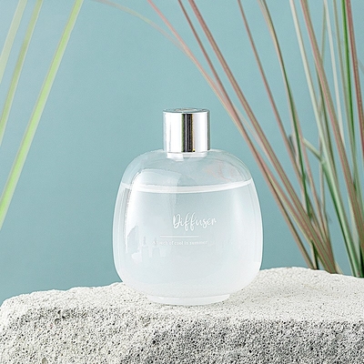 Rose Flower Room Glass Bottle Aromatic Oil Stick Reed Diffuser For Home