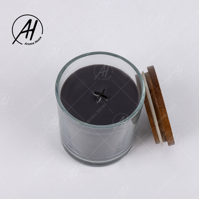Custom Luxury Chocolate Fragrance Glass Jar Aroma Scented Candle 8OZ