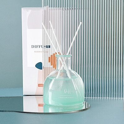 Ocean Gardenia Room Glass Bottle Aromatic Oil Scent Stick Reed Diffuser For Home Spa