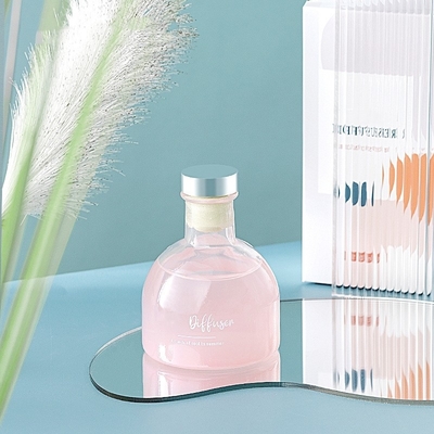Ocean Gardenia Room Glass Bottle Aromatic Oil Scent Stick Reed Diffuser For Home Spa