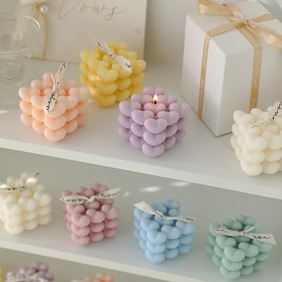Custom Love Rubik'S Cube Indoor Scented Candles Handmade Creative