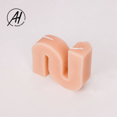 Unique Home S Shape Soybean Wax Scented Candle Horizontal Vertical