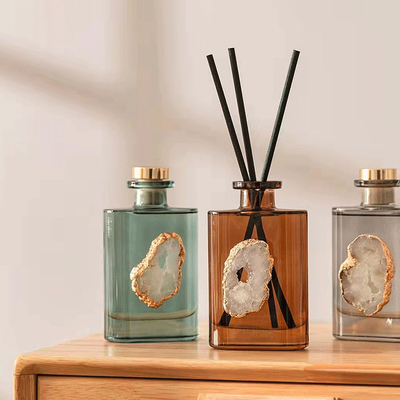 AROMA HOME Amber Crystal Essential Oil Reed Diffuser Sets 180ml For Bedroom
