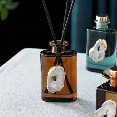 AROMA HOME Amber Crystal Essential Oil Reed Diffuser Sets 180ml For Bedroom