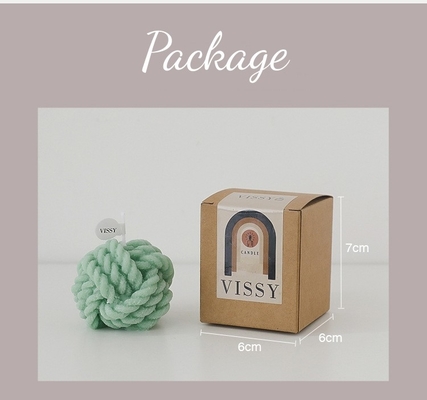 AROMA HOME Custom Woolen Ball Design Yarn Coarse Wool Ball Candle Aromatherapy