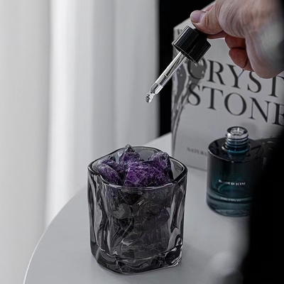 Glass Jar 30ml 260g Crystal Scented Candles Gift Set Luxury Reed Diffuser