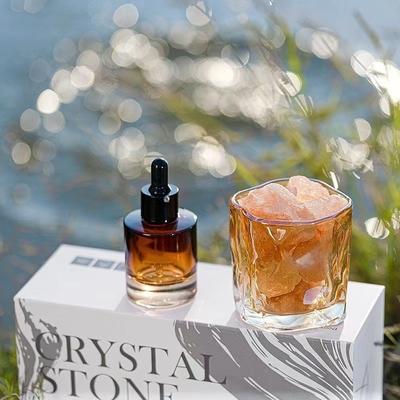 Glass Jar 30ml 260g Crystal Scented Candles Gift Set Luxury Reed Diffuser