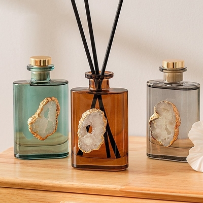Luxury Home Fragrance Air Freshener Private Label Glass Bottle Reed Diffuser Sets