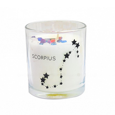 Wholesale Soy Wax Luxury Custom glass printing Scented candle jar